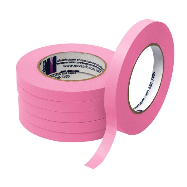 1/2" wide x 60yd Rose Labeling Tape